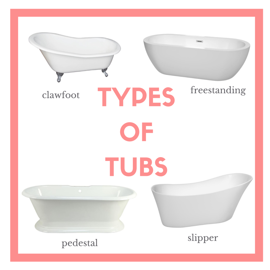 Types of Free Standing Tubs